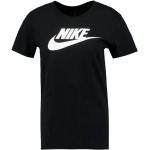 Reduzierte Schwarze Nike Essentials T-Shirts aus Jersey maschinenwaschbar für Damen Größe XS 