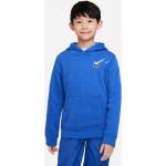 Blaue Nike Fleecepullover für Kinder aus Fleece für Jungen 
