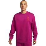 Pinke Nike Herrensweatshirts aus Fleece Größe M 
