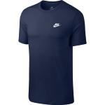 Reduzierte Marineblaue Nike T-Shirts aus Baumwolle für Herren Größe S 
