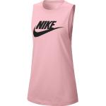 Reduzierte Pinke Nike Tank-Tops aus Baumwolle für Damen Größe XL für den für den Sommer 