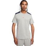 Hellgraue Nike Graphic T-Shirts aus Baumwolle für Herren Größe L 