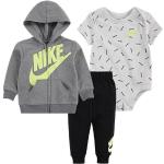 Nike Sportswear Jogginganzug »JDI TOSS 3PC FZ PANT SET« (Set, 3-tlg), grau, grau-schwarz-weiß