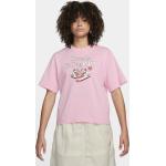 Reduzierte Pinke Nike T-Shirts aus Baumwolle für Damen Größe M 