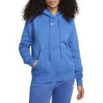 Blaue Sportliche Nike Damenhoodies & Damenkapuzenpullover aus Fleece mit Kapuze 
