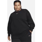 Nike Sportswear Phoenix Fleece Oversize Damen-Sweatshirt mit Rundhalsausschnitt - Schwarz