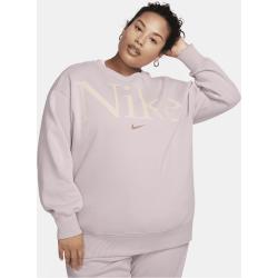 Nike Sportswear Phoenix Fleece Oversize Sweatshirt mit Logo und Rundhalsausschnitt - Lila