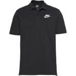 Schwarze Kurzärmelige Nike Kurzarm-Poloshirts für Herren Übergrößen 