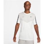 Reduzierte Weiße Nike Repeat T-Shirts aus Polyester für Herren Größe L 