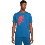 Blaue Nike Essentials T-Shirts für Herren Größe M 