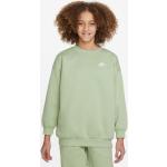 Reduzierte Grüne Nike Kindersweatshirts aus Fleece Größe 158 