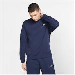 Reduzierte Marineblaue Nike Herrensweatshirts aus Fleece Größe XXL 