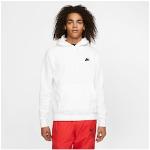 Kapuzensweatshirt Nike Sportswear "Club Fleece Pullover Hoodie" Weiß Herren Sweatshirts Hoodies
