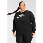 Reduzierte Schwarze Sportliche Nike Essentials Damensweatshirts aus Fleece Größe 3 XL Große Größen 