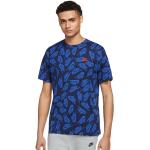 Blaue Nike T-Shirts aus Baumwolle für Herren Größe M 