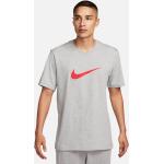 Graue Nike T-Shirts aus Baumwolle für Herren Größe 3 XL 