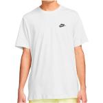 Weiße Langärmelige Nike T-Shirts aus Baumwolle für Herren Größe M 