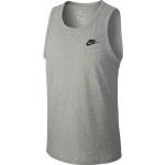 Dunkelgraue Nike Rundhals-Ausschnitt Herrenmuskelshirts & Herrenachselshirts Größe L 