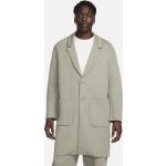 Graue Elegante Nike Tech Fleece Trenchcoats mit Reißverschluss aus Fleece für Herren Größe M 