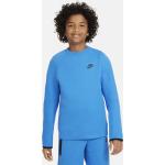Blaue Nike Tech Fleece Fleecepullover für Kinder aus Fleece für Jungen 