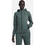 Reduzierte Grüne Nike Tech Fleece Damenhoodies & Damenkapuzenpullover mit Reißverschluss aus Fleece Größe XL 