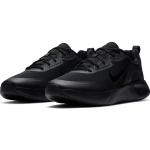 Reduzierte Schwarze Unifarbene Nike Wearallday Low Sneaker aus Mesh Atmungsaktiv für Herren Größe 40,5 