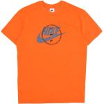 Orange Streetwear Nike T-Shirts für Herren Größe L 