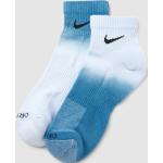Blaue Nike Damensocken & Damenstrümpfe aus Baumwollmischung Größe XS 2-teilig 