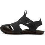 Reduzierte Schwarze Nike Sunray Protect 2 Lauflernsandalen mit Klettverschluss leicht Größe 17 für den für den Sommer 