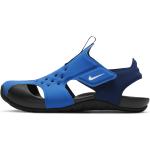 Blaue Nike Sunray Protect 2 Kindersandalen mit Riemchen aus Kunstleder Größe 32 