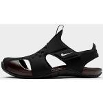 Schwarze Nike Sunray Protect 2 Kindersportschuhe mit Klettverschluss Größe 31 für den für den Sommer 