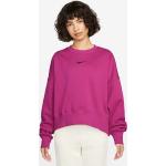 Reduzierte Pinke Nike Rundhals-Ausschnitt Damensweatshirts aus Baumwolle Größe S 