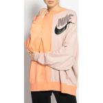 Reduzierte Rosa Unifarbene Nike Damensweatshirts aus Baumwollmischung Größe M für den für den Herbst 