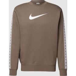 Nike Sweatshirt mit Logo-Galonstreifen