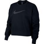 Schwarze Nike Dri-Fit Nachhaltige Rundhals-Ausschnitt Damensweatshirts Größe XL 