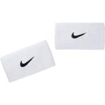 Nike SWOOSH Schweißband (doppelte Breite) weiß/schwarz