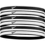 Nike Swoosh Sport Haarbänder 6er-Pack ONE-SIZE Weiß/Schwarz