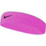 Neonpinke Bestickte Nike Swoosh Headbands & Stirnbänder für Herren 