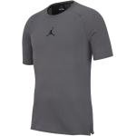 Graue Sportliche Kurzärmelige Nike Air Jordan T-Shirts Größe M 