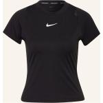 Schwarze Nike Dri-Fit T-Shirts aus Polyester für Damen Größe M 