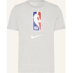 Graue Nike Dri-Fit T-Shirts mit Basketball-Motiv für Herren Größe 3 XL 