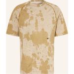 Cremefarbene Nike Dri-Fit T-Shirts aus Polyester für Herren Größe XL 