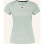 Hellgrüne Nike Dri-Fit T-Shirts aus Polyester für Damen Größe XS 