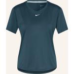 Petrolfarbene Nike Dri-Fit T-Shirts aus Polyester für Damen Größe M 