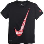 Schwarze Nike Dri-Fit Kinder T-Shirts für Jungen Größe 110 
