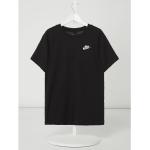 Schwarze Nike Kinder T-Shirts aus Baumwolle Größe 152 