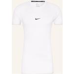 Weiße Nike Pro T-Shirts aus Polyester für Herren Größe XL 