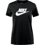 Schwarze Nike Essentials T-Shirts für Damen Größe S 