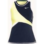 Reduzierte Dunkelblaue Nike Dri-Fit Tank-Tops mit Cutwork aus Polyester für Damen Größe S 
