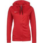 Rote Nike Zip Hoodies & Sweatjacken mit Basketball-Motiv aus Polyester mit Kapuze für Damen Größe L 